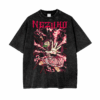 Nezuko Demon Slayer Acid Wash Oversize T-Shirt