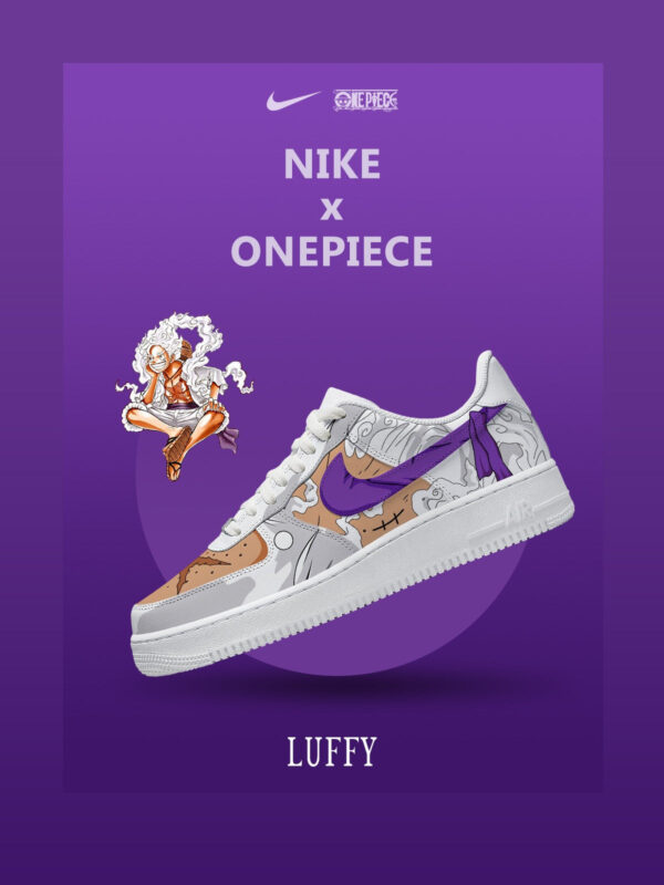 Custom Monkey D. Luffy No.6 Sneakers