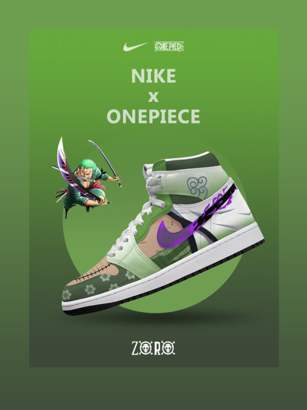 Zoro V.2 High-top Custom Sneakers