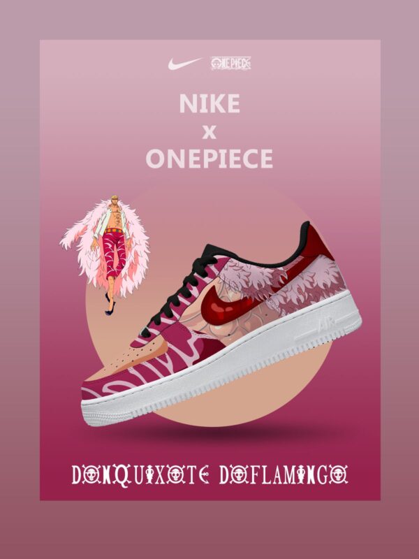 Custom Printed Donquixote Doflamingo Sneakers