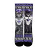 Black Frieza Socks Dragon Ball Custom Ugly Christmas Anime Socks