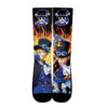 Sabo Socks One Piece Custom Anime Socks Flames Style