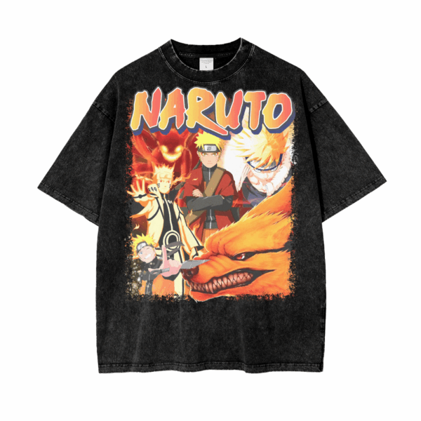 Naruto Oversize Snow Washed T-Shirt