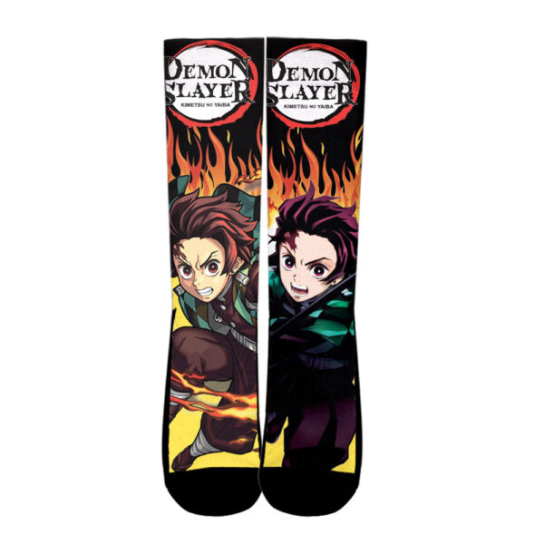 Gyutaro and Daki Socks Demon Slayer Custom Christmas Anime Socks