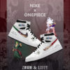 Luffy & Zoro V.1 High-top Custom Sneakers