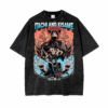 Itachi and Kisame Naruto Oversize Snow Washed T-Shirt