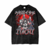 Itachi Uchiha Naruto Oversize Snow Washed T-Shirt