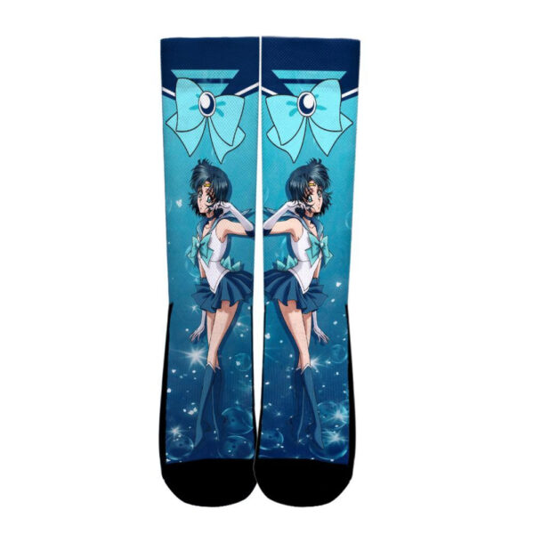 Sailor Mercury Socks Sailor Moon Uniform Anime Socks