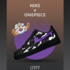 Custom Printed Monkey D. Luffy NO.8 Shoes