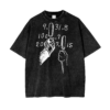 Jiraiya Naruto Oversize Snow Washed T-Shirt