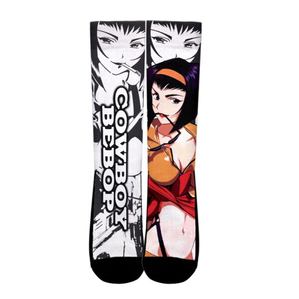 Faye Valentine Socks Cowboy Bebop Custom Anime Socks Manga Style