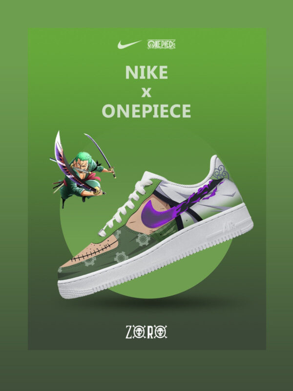 Custom Printed Roronoa Zoro No.2 Shoes