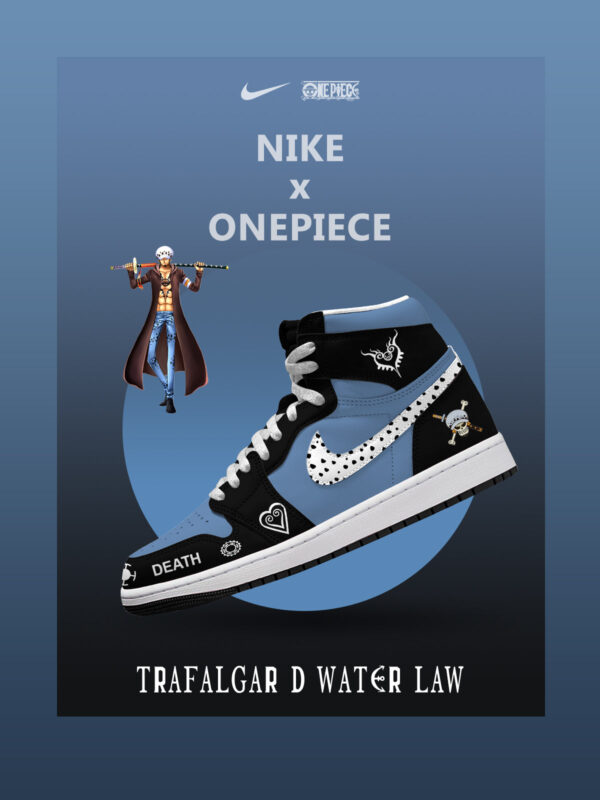 Trafalgar D. Water Law V.1 High-top Custom Sneakers