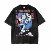 Sun God Luffy One Piece Oversize Snow Washed T-Shirt