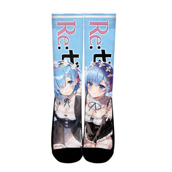 Rem Socks ReZero Custom Anime Socks